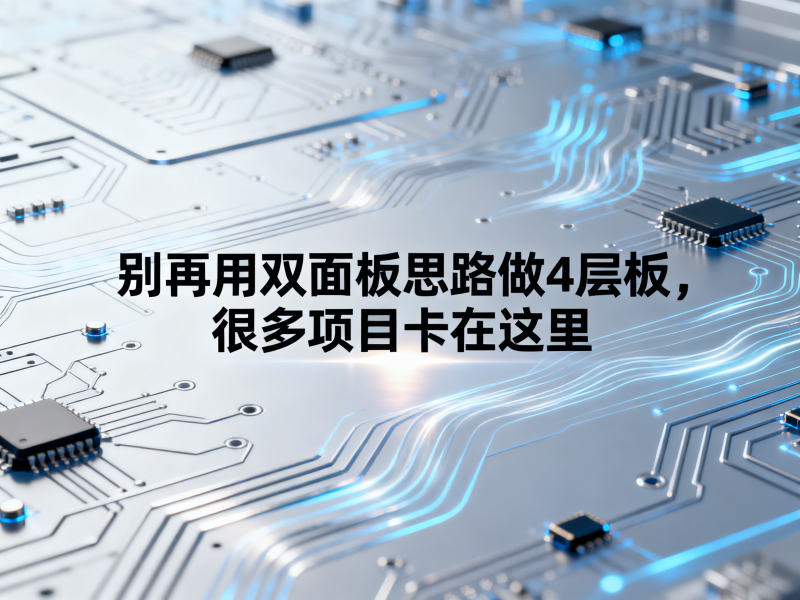 别再用双面板思路做4层板，很多项目卡在这里