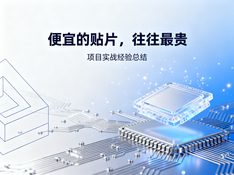 做过项目的人都知道：便宜的贴片，往往最贵