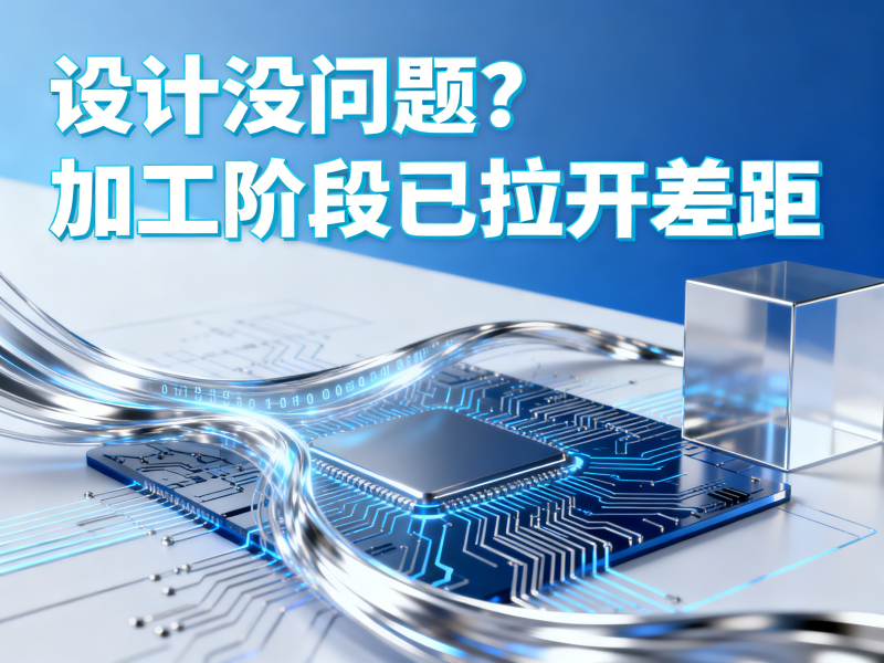 你以为设计没问题，其实加工阶段已经拉开差距