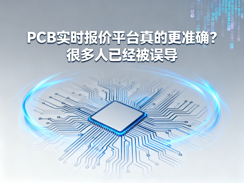 PCB实时报价平台真的更准确？很多人已经被误导