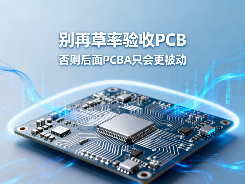 别再草率验收PCB，否则后面PCBA只会更被动