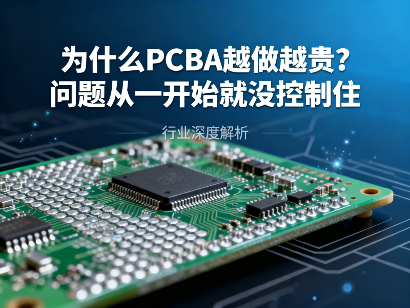 为什么PCBA越做越贵，问题从一开始就没控制住