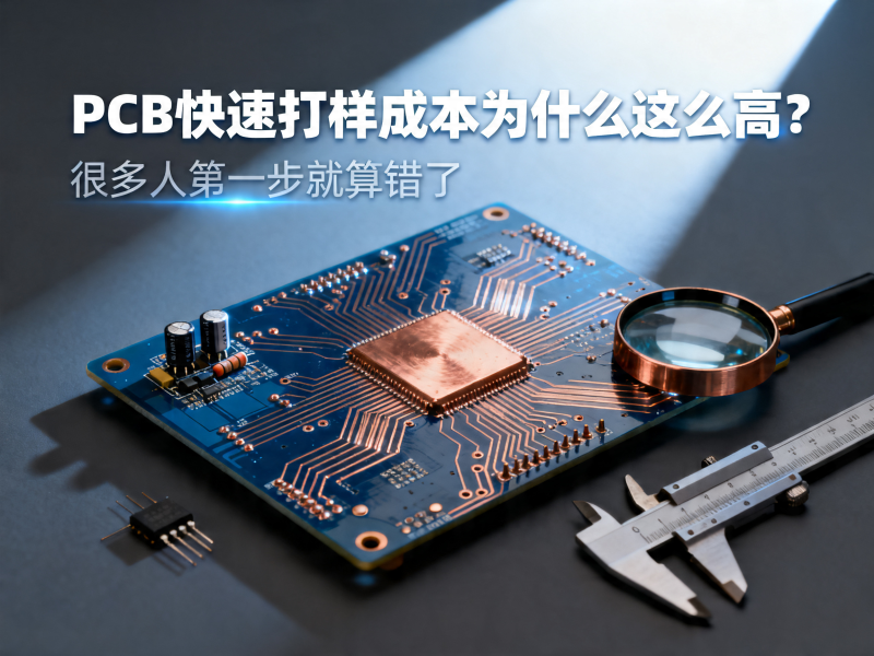 PCB快速打样成本为什么这么高？很多人第一步就算错了