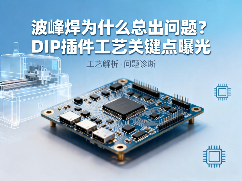 波峰焊为什么总出问题？DIP插件工艺关键点曝光