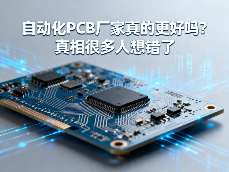 自动化PCB厂家真的更好吗？真相很多人想错了