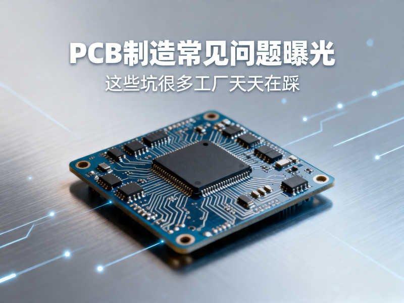 PCB制造常见问题曝光，这些坑很多工厂天天在踩