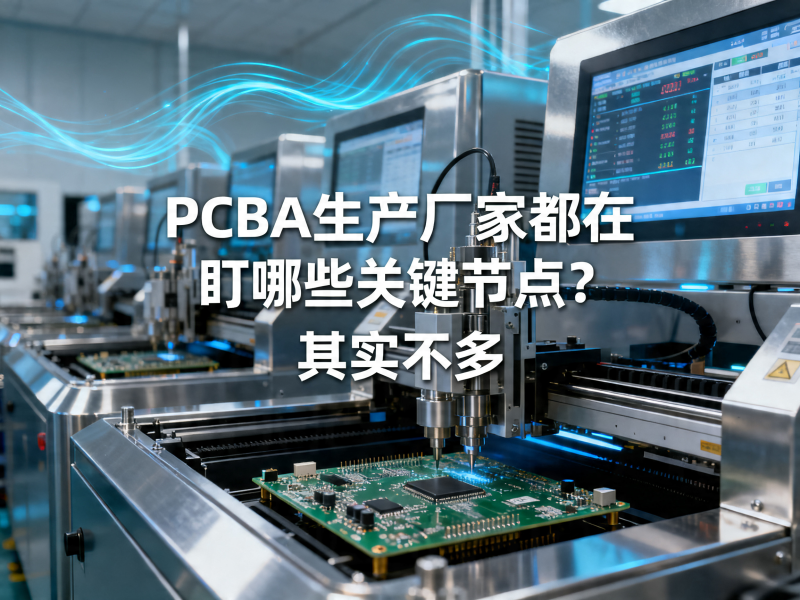PCBA生产厂家都在盯哪些关键节点？其实不多