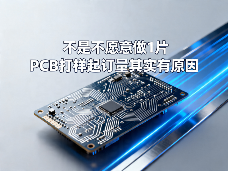 不是不愿意做1片，PCB打样起订量其实有原因