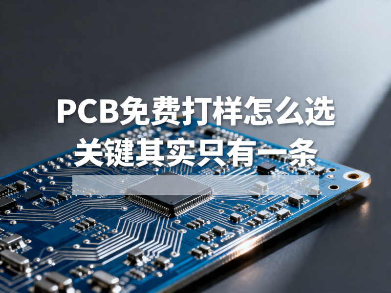 PCB免费打样怎么选，关键其实只有一条