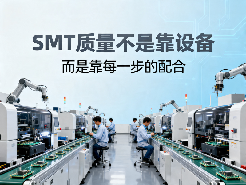 SMT质量不是靠设备，而是靠每一步的配合
