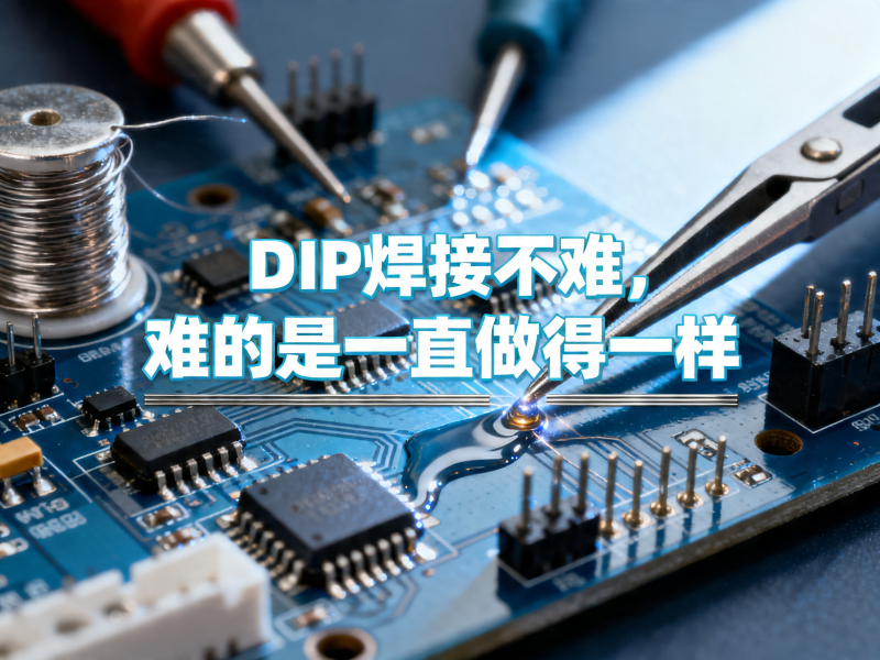 DIP焊接不难，难的是一直做得一样