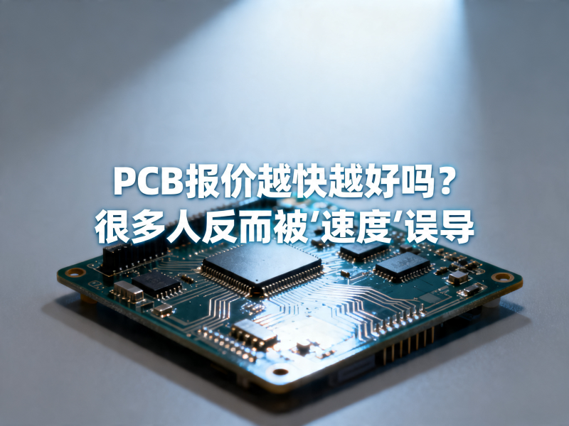 PCB报价越快越好吗？很多人反而被“速度”误导