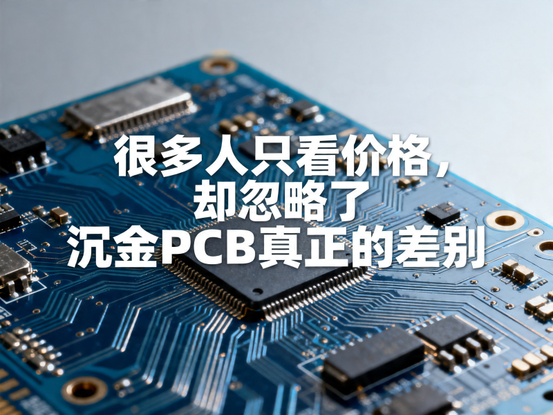 很多人只看价格，却忽略了沉金PCB真正的差别