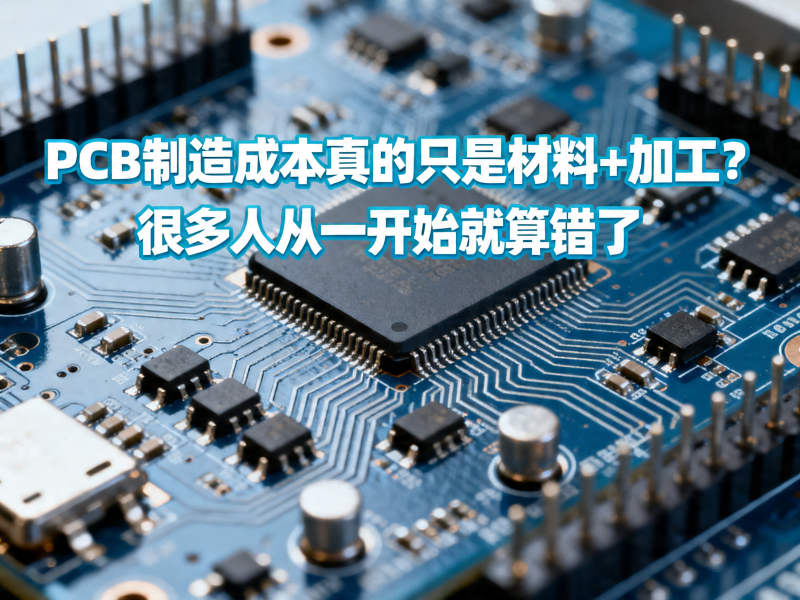 PCB制造成本真的只是材料+加工？90%的人都没算清楚