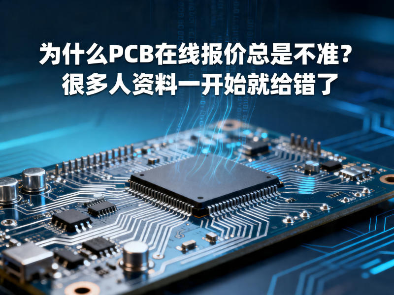 为什么PCB在线报价总是不准？资料都错了