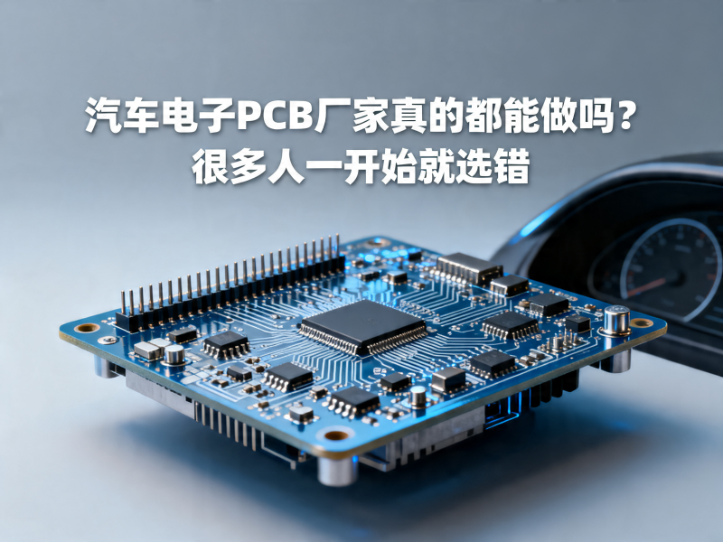 汽车电子PCB厂家真的都能做吗？很多人一开始就选错