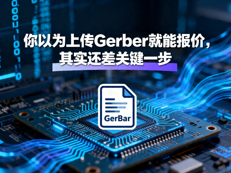 你以为上传Gerber就能报价，其实还差关键一步