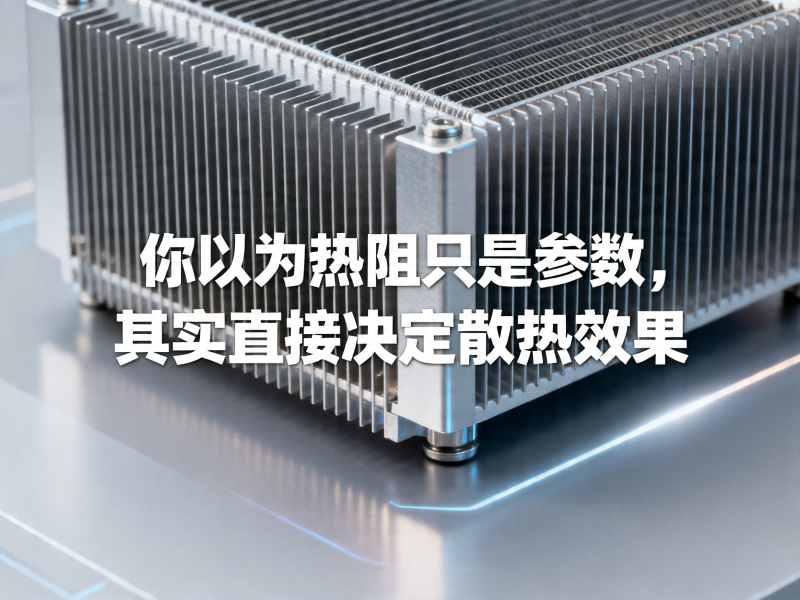 你以为热阻只是参数，其实直接决定散热效果