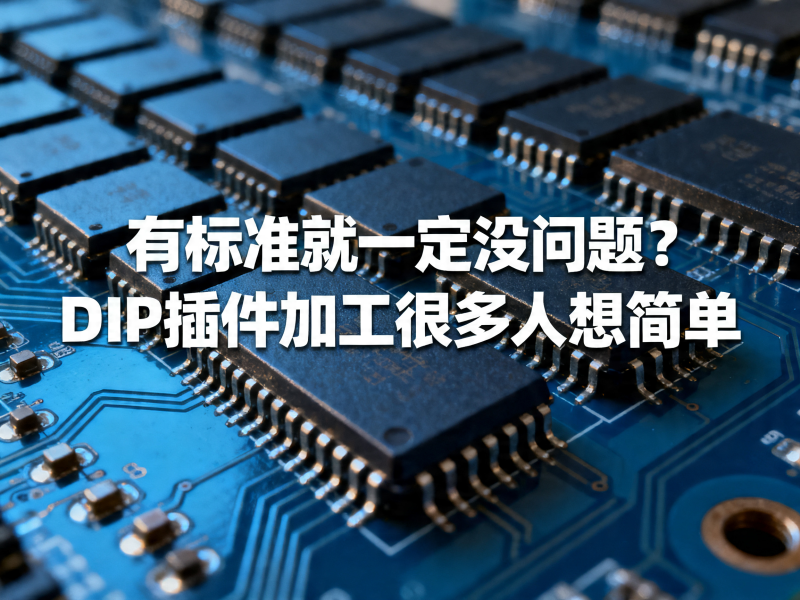 有标准就一定没问题？DIP插件加工很多人想简单