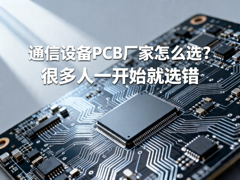 通信设备PCB厂家怎么选？很多人一开始就选错