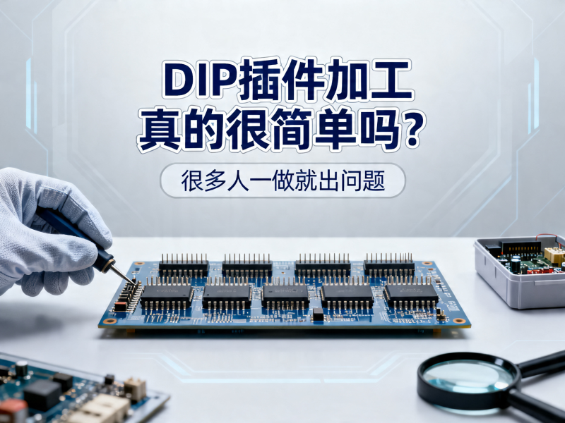 DIP插件加工真的很简单吗？一做就出问题