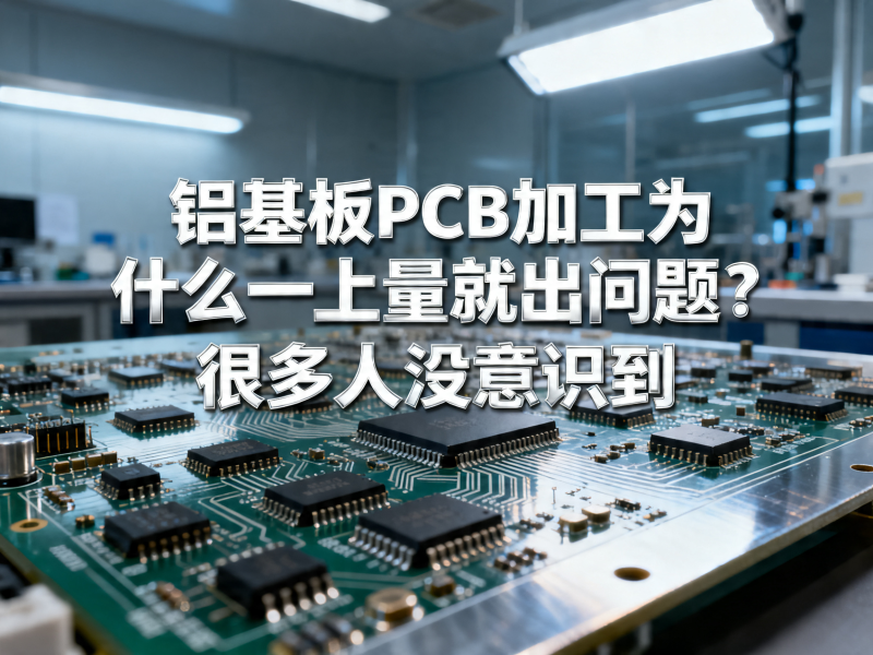 铝基板PCB加工为什么一上量就出问题？很多人没意识到