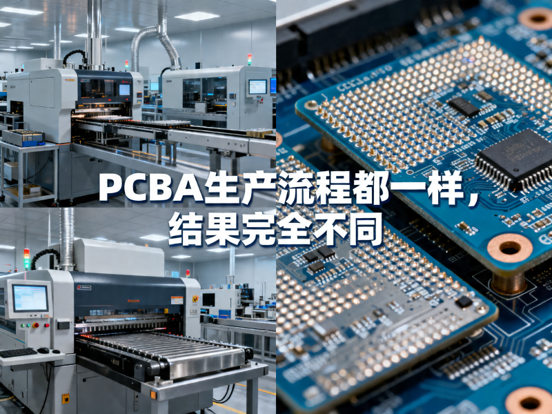 PCBA生产流程都一样，为什么结果完全不同