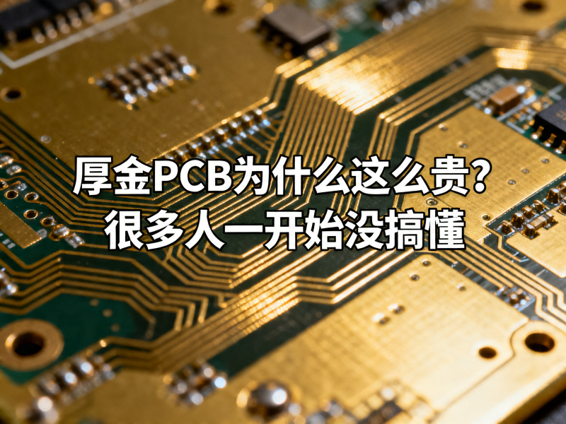 厚金PCB为什么这么贵？很多人一开始没搞懂