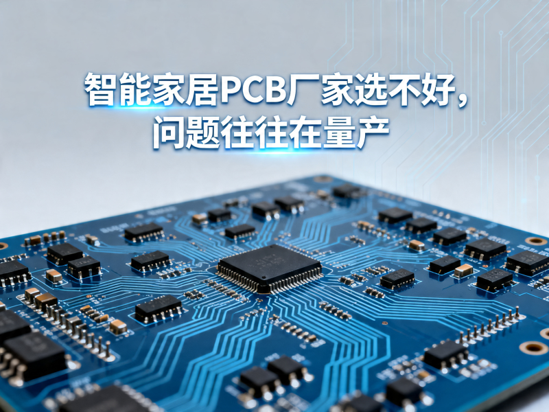 智能家居PCB厂家选不好，问题往往在量产