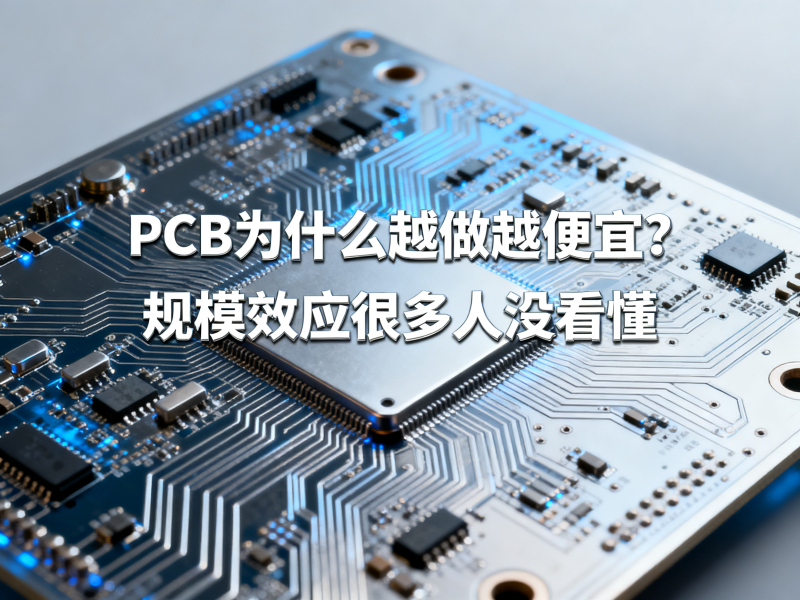 PCB为什么越做越便宜？规模效应很多人没看懂