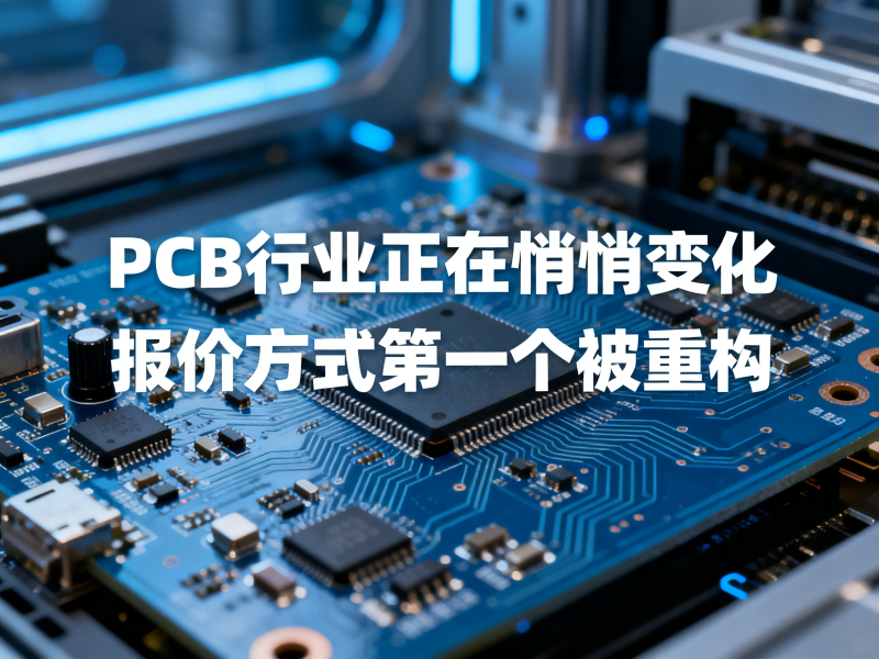 PCB行业正在悄悄变化，报价方式第一个被重构