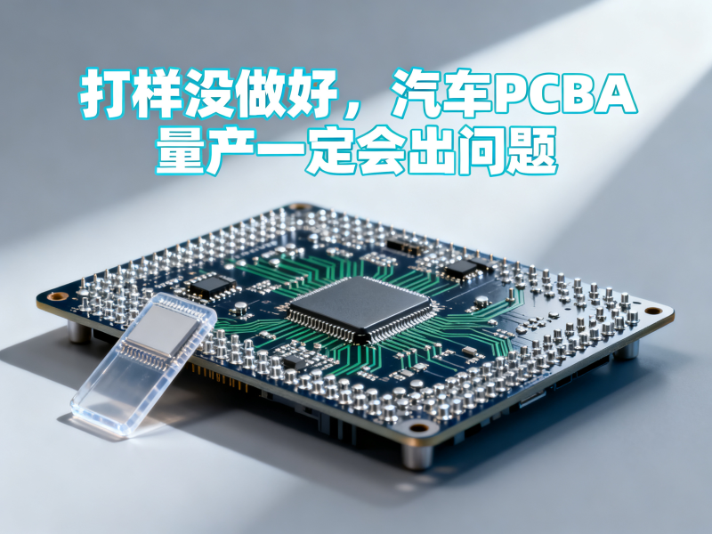 打样没做好，汽车PCBA量产一定会出问题