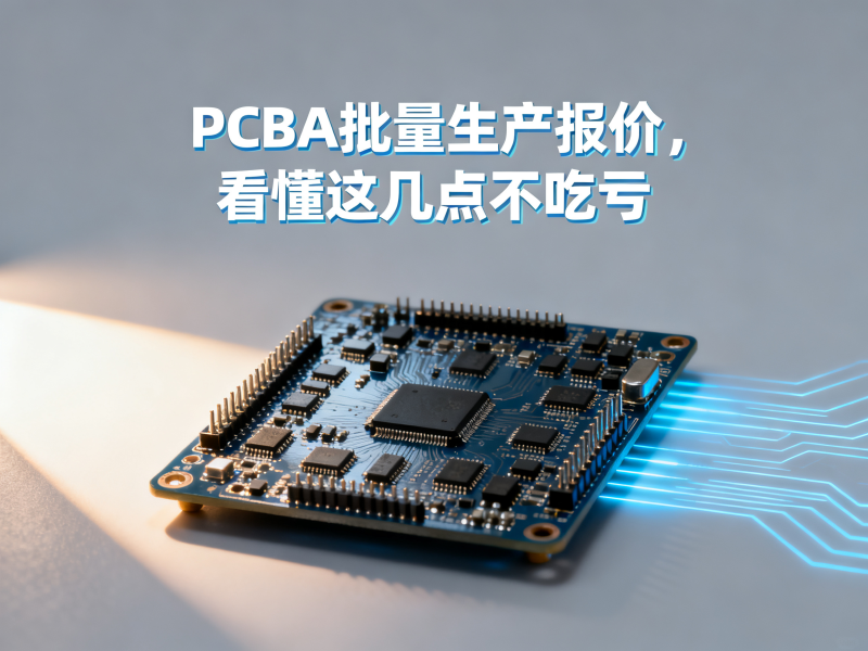 PCBA批量生产报价，看懂这几点不吃亏