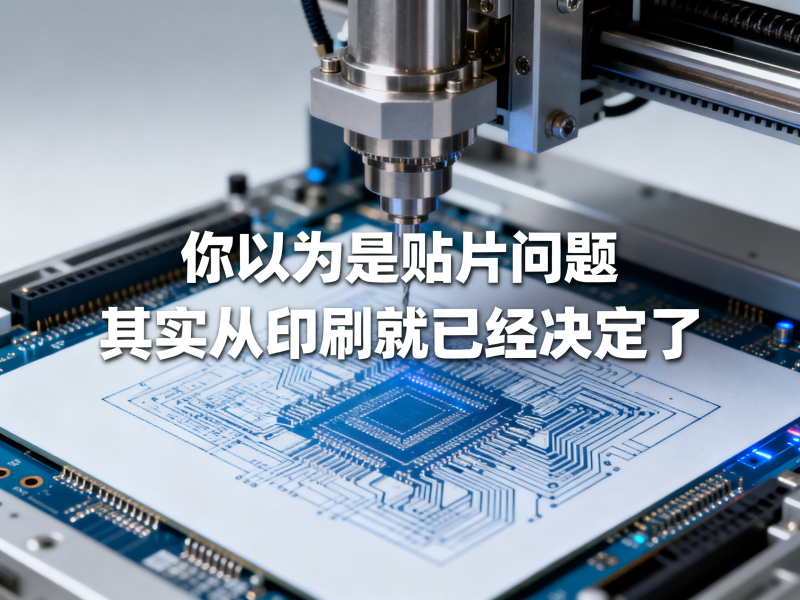 你以为是贴片问题，其实从印刷就已经决定了