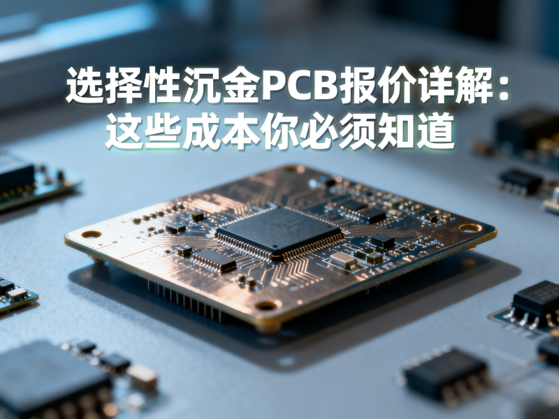 选择性沉金PCB报价详解：这些成本你必须知道