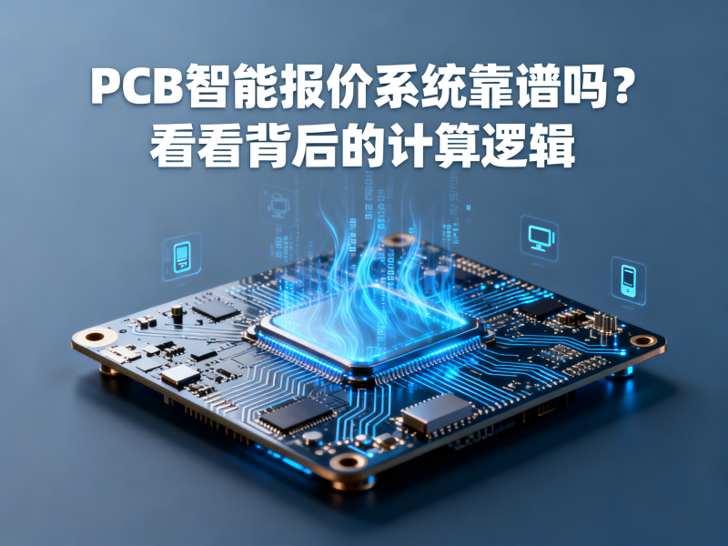 PCB智能报价系统靠谱吗？看看背后的计算逻辑