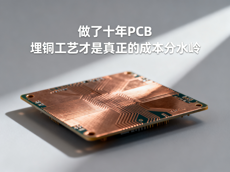 很多人忽略了：PCB成本差距在埋铜