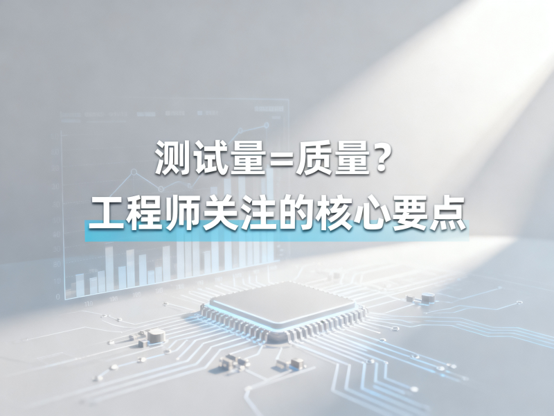 测试做得多不代表质量好，工程师更关注这几个点