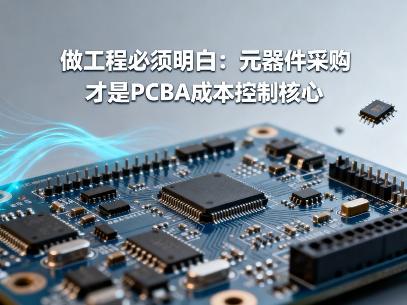 做工程必须明白：元器件采购才是PCBA成本控制核心