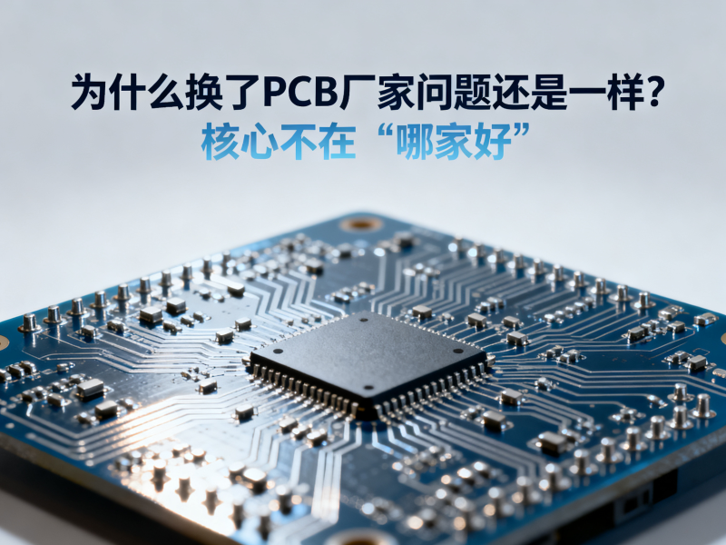 为什么换了PCB厂家问题还是一样？核心不在“哪家好”