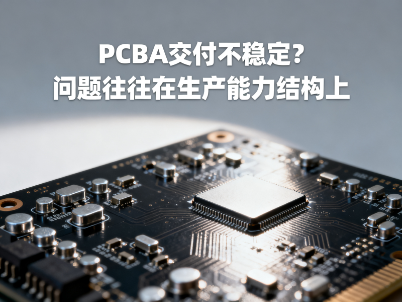 PCBA交付不稳定？问题往往在生产能力结构上