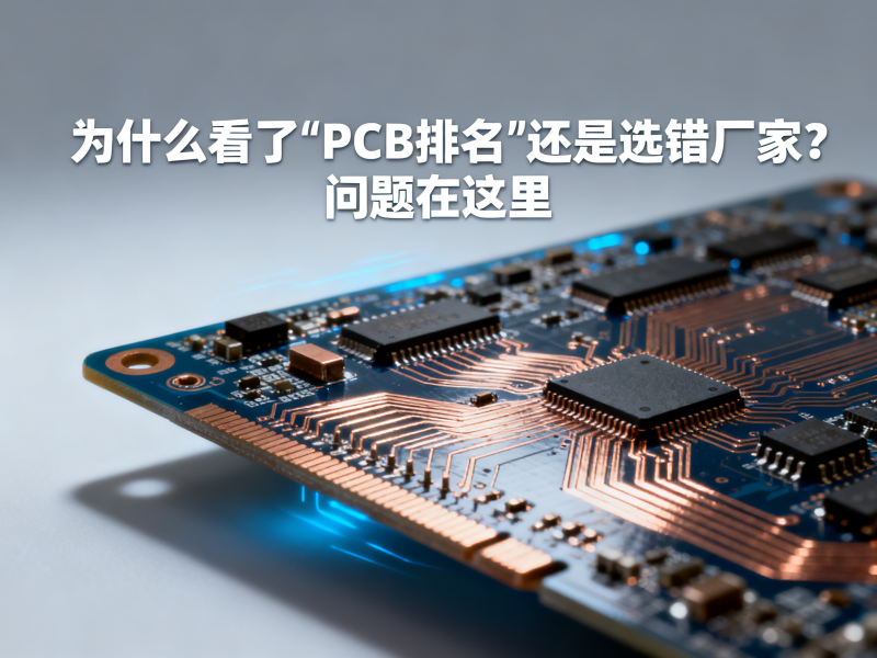 为什么看了“排名”还是选错厂家？问题在这里