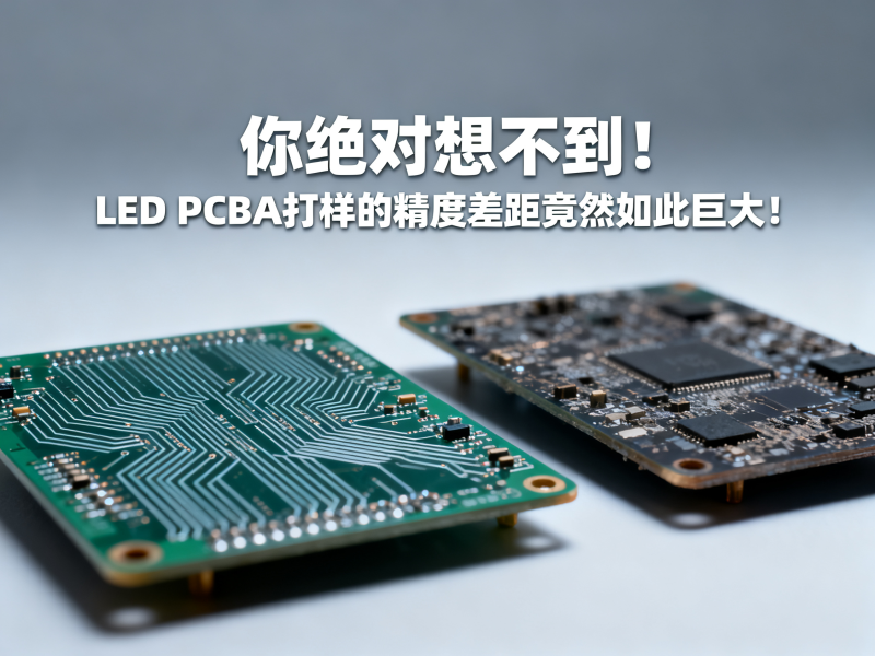 你绝对想不到！LED PCBA打样的精度差距竟然如此巨大！