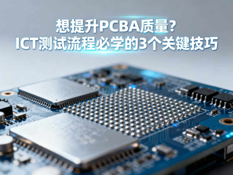 想提升PCBA质量？ICT测试流程必学的3个关键技巧