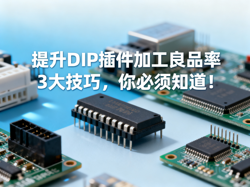 提升DIP插件加工良品率的关键技巧，你必须知道！