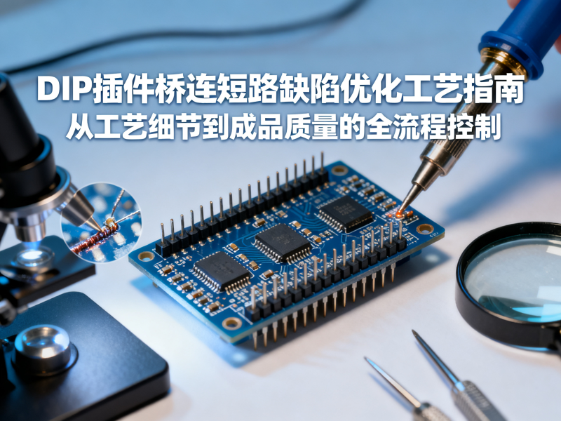 DIP插件加工桥连短路缺陷如何避免？工艺优化技巧大公开