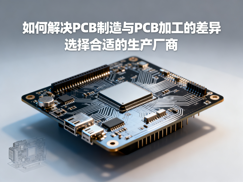 如何解决PCB制造与PCB加工的差异，选择合适的生产厂商！