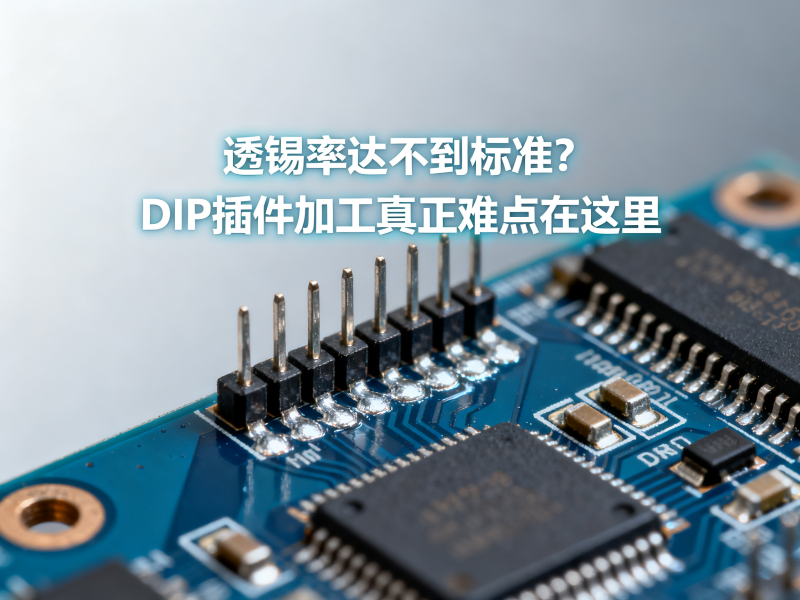 透锡率达不到标准？DIP插件加工真正难点在这里