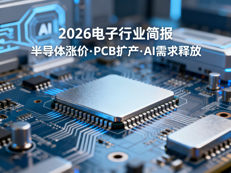 聚多邦|2026年电子制造产业趋势简报（半导体涨价、PCB扩产、AI需求持续释放）