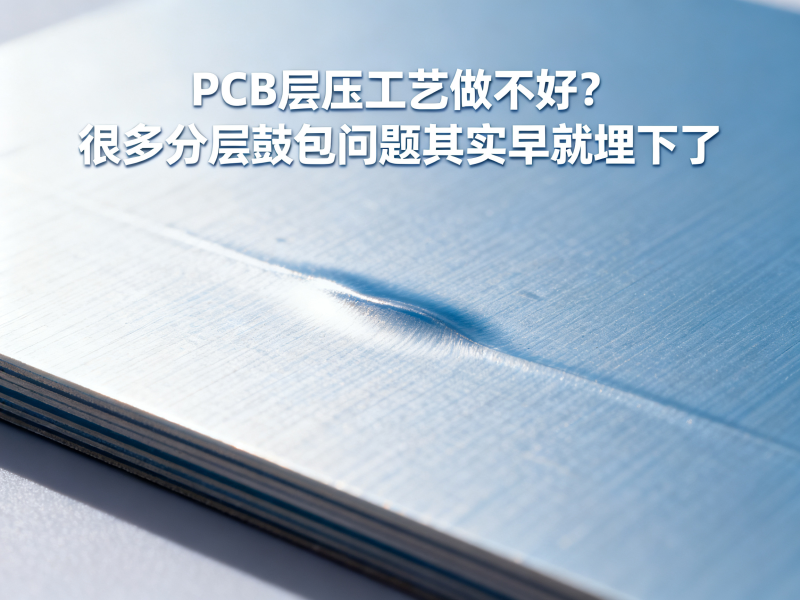 PCB层压工艺做不好？很多分层鼓包问题其实早就埋下了